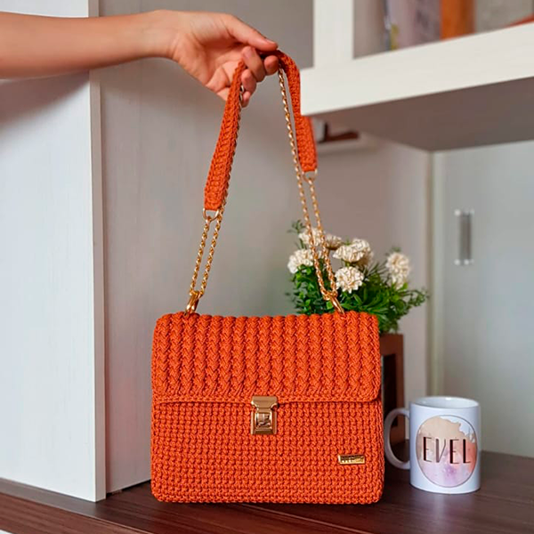 Bolsa Margaret Crochê
