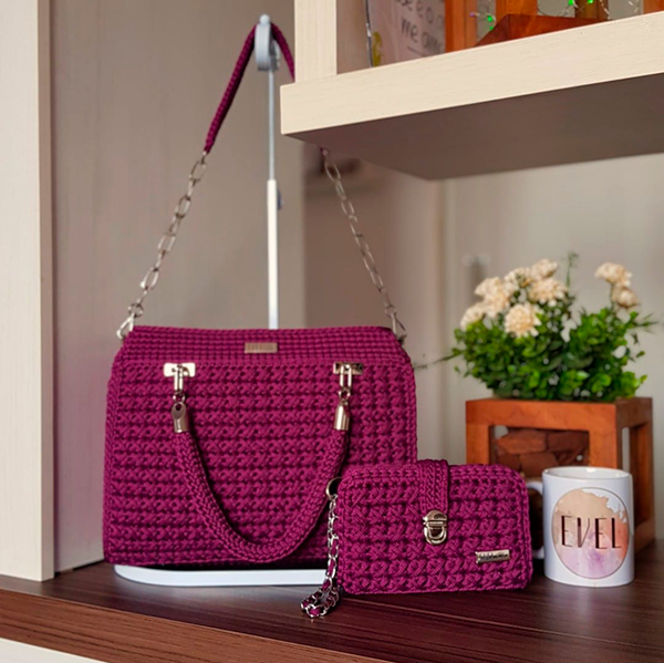 Bolsa Nice Crochê